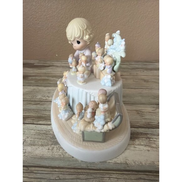 Precious Moments From the Beginning 25th Anniversary Ltd Ed Figurine 2002 No Box - Picture 4 of 16